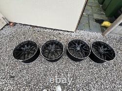 Jeu de 4 jantes en alliage de style C63 8.5x20, uniquement rénovées