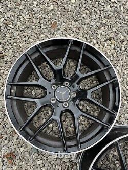 Jeu de 4 jantes en alliage de style C63 8.5x20, uniquement rénovées
