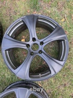 Jeu de jantes en alliage Kahn Style Noir 18 pouces 5x112 ET45 71mm d'alésage central