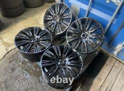 NOUVEAUX JANTES EN ALUMINIUM 4x 22 STYLE RANGE ROVER VOUGE SPORT 5x120 L405 X4 PNEUS