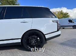 NOUVEAUX ROUES EN ALUMINIUM 5x120 STYLE HSE RANGE ROVER 23 / NOIR BRILLANT