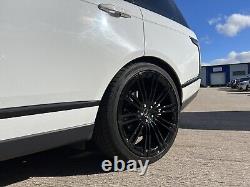 NOUVEAUX ROUES EN ALUMINIUM 5x120 STYLE HSE RANGE ROVER 23 / NOIR BRILLANT