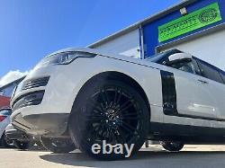 NOUVEAUX ROUES EN ALUMINIUM 5x120 STYLE HSE RANGE ROVER 23 / NOIR BRILLANT