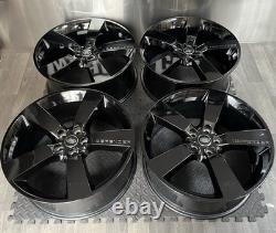 NOUVELLES JANTES EN ALUMINIUM 4x 22 STYLE LAND ROVER DEFENDER 5x120 NOIR 90 110 130