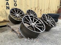NOUVELLES JANTES EN ALUMINIUM BRONZÉES 18 POUCES STAGGERED 5x120 STYLE TURISMO POUR BMW M3 M4
