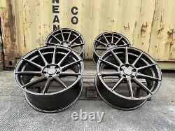 NOUVELLES JANTES EN ALUMINIUM BRONZÉES 18 POUCES STAGGERED 5x120 STYLE TURISMO POUR BMW M3 M4