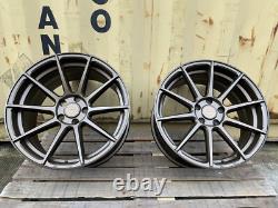 NOUVELLES JANTES EN ALUMINIUM BRONZE DE STYLE TURISMO BMW M4 18 STAGGERED 5x120