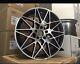 Nouvelles Roues En Aluminium Noire Polie 666m De Style Bmw M3 M4 19 Staggered 5x120