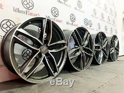 Nouveau 20 Audi Rs Style Jantes 5 X 112 Coupe Grey Diamond Q5 Q7