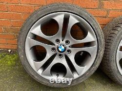 RARES Jantes Alliage Ellipsoïdales BMW Style 107 et Pneus BBS Z4 Rénovés Gris