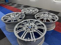Rénovées 19 Jantes en Alliage Authentic BMW Style 67 M E46 M3 Revêtement en Poudre Chromé