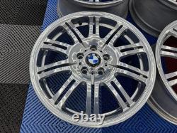 Rénovées 19 Jantes en Alliage Authentic BMW Style 67 M E46 M3 Revêtement en Poudre Chromé