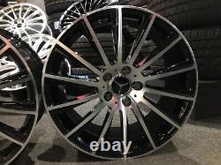 Roues Alliage Noir&Poli Style Turbine 18' Mercedes Ex Display A-Class B-Class CLA
