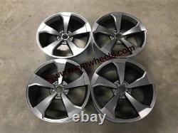Roues en alliage 18 X4 2020 TTRS Style RS3 Couleur Gun Metal VW GOLF TIGUAN PASSAT