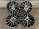 Roues En Alliage Amg à Style Turbine Arrière élargi Mercedes 19 Pouces 5x112 Gris Poli