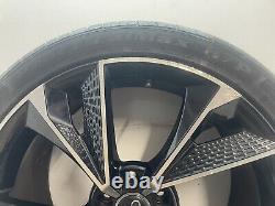 Roues en alliage Audi 20 pouces 5 branches en noir / Découpe en diamant style Rs6 255 / 40 / 20