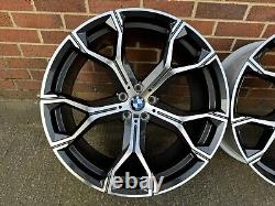 Roues en alliage BMW X5 22 Style 741M Adaptées G05 G06 G07 5x112