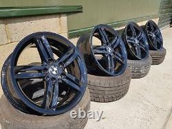 Roues en alliage BMW authentiques reconditionnées Style 208m 4x18 Noir brillant F20 F21 F22