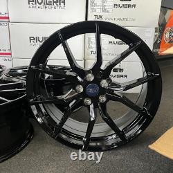 Roues en alliage Gloss Black style Ford RS 18 Ex Display pour Focus, Connect, Kuga et plus encore