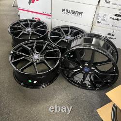 Roues en alliage Gloss Black style Ford RS 18 Ex Display pour Focus, Connect, Kuga et plus encore