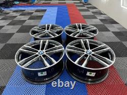 Roues en alliage M Style 704 Bmw 19 reconditionnées avec pneus pour séries 3 4 F30 F32 F31 F36
