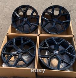 Roues en alliage Urban style de 22 pouces pour Range Rover Vogue, neuves, noires brillantes, X4