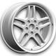 Roues En Alliage D'argent De Style Bm34 Pour Bmw Série 7 E38 9.5x18 Et 20