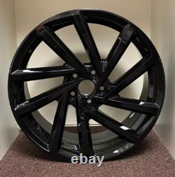 Roues en alliage de style Golf R 18 Spielberg noires brillantes pour VW Golf Caddy Audi A3 A4 x4