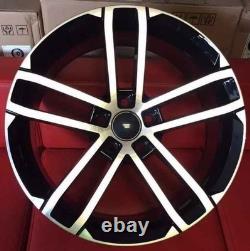 Roues en alliage de style Nogaro 18 pouces, noires usinées, roues premium OMI