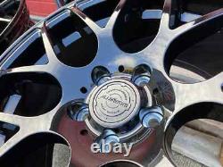 Roues en alliage noir DTM 18 x 4 style CSL concave pour BMW Série 3