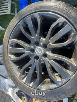 Roues en alliage noires brillantes de 21 pouces Style Discovery 1012 avec pneus 5/8mm pour Range Rover Sport