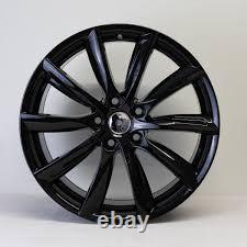Roues en alliage noires de style Model S 19x8.5