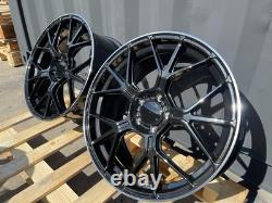 Roues en alliage polies noires de style AMG 63 C63 S 19 pouces pour Mercedes Classe C E W213 W205