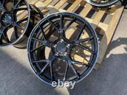 Roues en alliage polies noires de style AMG 63 C63 S 19 pouces pour Mercedes Classe C E W213 W205