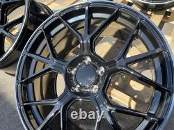 Roues en alliage polies noires de style AMG 63 C63 S 19 pouces pour Mercedes Classe C E W213 W205