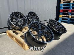 Roues en alliage polies noires de style AMG 63 C63 S 19 pouces pour Mercedes Classe C E W213 W205