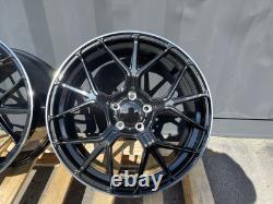 Roues en alliage polies noires de style AMG 63 C63 S 19 pouces pour Mercedes Classe C E W213 W205