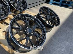 Roues en alliage polies noires de style AMG 63 C63 S 19 pouces pour Mercedes Classe C E W213 W205