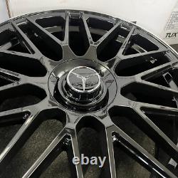 Roues en alliage style Mercedes AMG SL63 noires 22 pouces Ex Display 10J/11.5J GLE + Plus