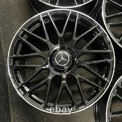 Roues en alliage style Mercedes AMG SL63 noires 22 pouces Ex Display 10J/11.5J GLE + Plus