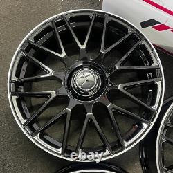 Roues en alliage style Mercedes AMG SL63 noires 22 pouces Ex Display 10J/11.5J GLE + Plus