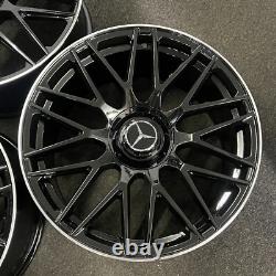 Roues en alliage style Mercedes AMG SL63 noires 22 pouces Ex Display 10J/11.5J GLE + Plus