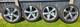 Roues En Alliage Style Rotor 17 Pouces Audi Tt Mk1 8n Avec Pneus 225/45/17 5x100