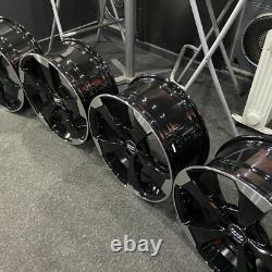 Roues en alliage style rotor 18 Audi RS3 Ex Display noires brillantes Audi A3 + plus