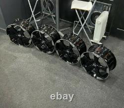 Roues en alliage style rotor Audi RS3 18 pouces noires brillantes Ex-Démos Audi A3 + plus