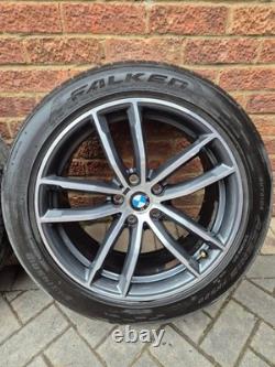 Roues et pneus en alliage 18 pouces BMW série 5 G30 G31 Msport G14 G15 G16 Style 662m