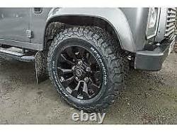 Sawtooth Alloys Black Style 16inch Wheels+bf Tyres Set Of 5 Land Rover Defender