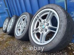 Style 66 Jantes en alliage BMW 17 pouces Pneus slick Nankang Ar1 pour journée sur circuit Z3 Z4