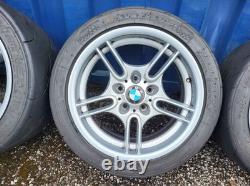 Style 66 Jantes en alliage BMW 17 pouces Pneus slick Nankang Ar1 pour journée sur circuit Z3 Z4