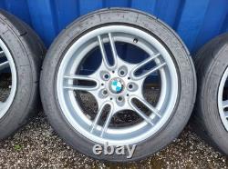 Style 66 Jantes en alliage BMW 17 pouces Pneus slick Nankang Ar1 pour journée sur circuit Z3 Z4